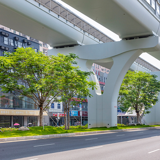 光明區軌道 6 號線綠化恢復項目—松白路段